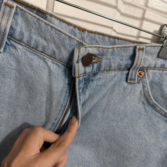 Vintage Levi's Blue Jorts Orange Tag 36920 'Regular Fit' Mom Shorts Size 14 - Picture 2 of 8